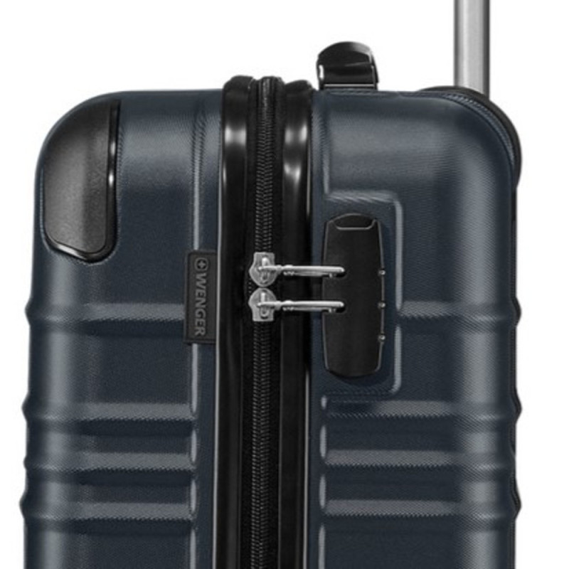 Wenger Amplar, Carry-On Hardside Case, Navy Blue (653144)