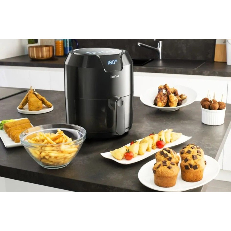 Tefal Мультипіч Easy Fry Precision, 1500Вт, чаша-4.2л, сенсорне керув., пластик, чорний (EY401815)