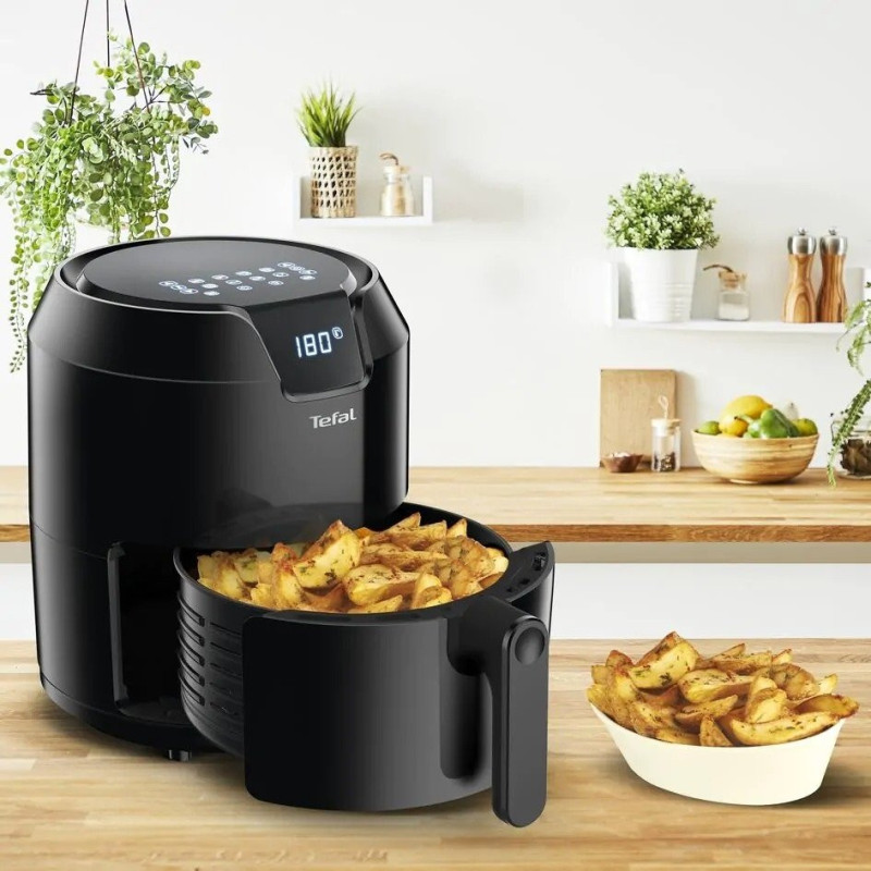 Tefal Мультипіч Easy Fry Precision, 1500Вт, чаша-4.2л, сенсорне керув., пластик, чорний (EY401815)