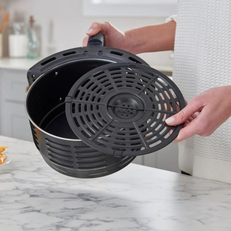Tefal Мультипіч Easy Fry Precision, 1500Вт, чаша-4.2л, сенсорне керув., пластик, чорний (EY401815)