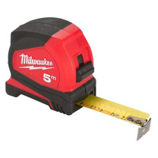 Milwaukee Pro Compact tape measure, 5mx25mm, with reel lock, ABS plastic (4932459593)
