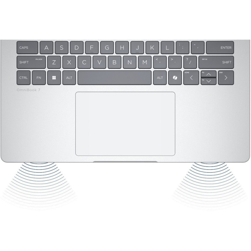 HP Ноутбук OmniBook 7 14-fs0000ua 14" WUXGA IPS AG, Intel 5-220H, 24GB, F1024GB, UMA, Win11P, сріблястий (C3VH7EA)