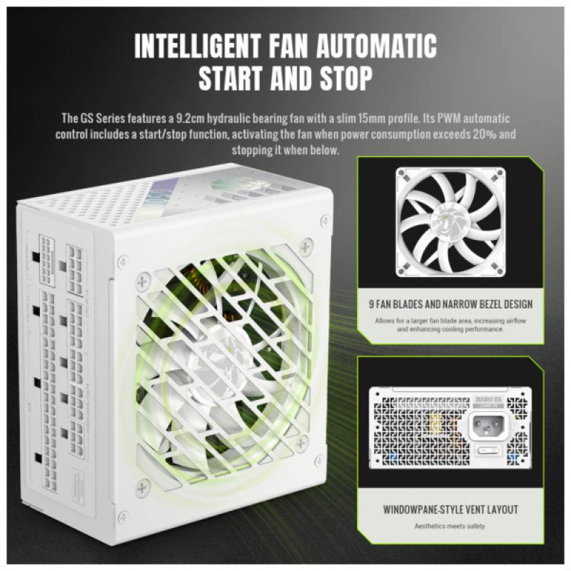 Блок питания Gamemax 650W (GS 650G WH V25)