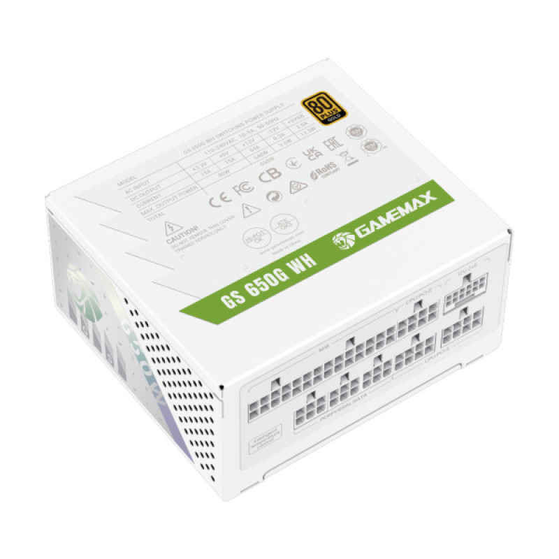 Блок питания Gamemax 650W (GS 650G WH V25)