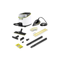 Karcher steam cleaner SC 4 Deluxe Iron, 2200W, 1300ml, 4Bar, iron + mop, white (1.513-462.0)
