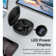 Наушники Choetech Open-ear з LED дисплеєм Black (BH-T25-BK)