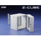 ZPAS 600 wall mounted cabinet - 18U RAL 7035 (W-ZCUBE6060-18S-011)