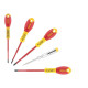 Stanley Screwdriver FatMax set of 7 pcs., for work under a voltage of 1000V, straight slot 3.5x75mm/5.5x150mm, screwdrivers for slot Philips Ph1x100/Ph2x125 (XTHT0-62692)