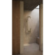 Deante Shower system Silia with mixer tap, shower - shower head, hand shower, handle - on a slide bar, brushed gold (NQS_R4XM)