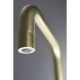 Deante Shower system Silia with mixer tap, shower - shower head, hand shower, handle - on a slide bar, brushed gold (NQS_R4XM)