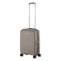 2E Suitcase Small, Aero, polypropylen, 35/44 L, TSA, 4 wheels, EXP, taupe (2E-SPP-AERO-S-TP)