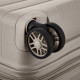 2E Suitcase Small, Aero, polypropylen, 35/44 L, TSA, 4 wheels, EXP, taupe (2E-SPP-AERO-S-TP)