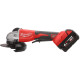Milwaukee Шліфмашина кутова акумуляторна Milwaukee M18 BLSAG125XPD-402X 125мм 18В 1x4.0А·год 11000об/хв ЗП M12-18 С кейс 2.4кг (4933492646)