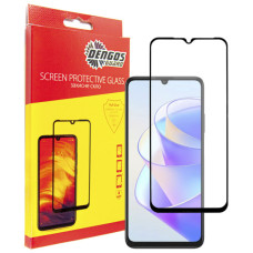 Стекло защитное Dengos Full Glue HONOR X7a (black) (TGFG-334)