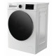 Whirlpool Whirlpool WM front load, 7kg, 1200, A, 49.6cm, display, steam, invertor, black door, white (WAM762WBCUA)