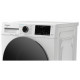 Whirlpool Whirlpool WM front load, 7kg, 1200, A, 49.6cm, display, steam, invertor, black door, white (WAM762WBCUA)