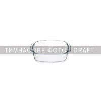 ARDESTO Форма для запікання Ardesto Black Mars 34.4x22x6см, боросилікатне скло, прямокутна, прозорий (AR2402BGB)