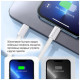 Дата кабель USB-C to Lightning 2.0m PD 27W braided gray ColorWay (CW-CBPDCL068-GR)