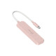 Концентратор J5create USB-C to 4xUSB-C 3.2 10Gbps rose (JCH345ER-N)