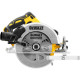 DeWALT Пила дискова акмуляторна DeWalt 18В XR 184х16мм 5500об/хв 3.6кг без АКБ та ЗП (DCS570N)