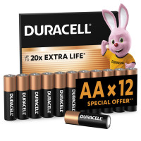 Батарейка Duracell AA лужні 12 шт. в упаковці (5000394006546 / 81551275)