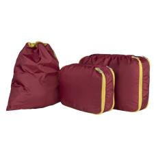 Tucano Набір чохлів для пакування одягу, Tucano Piego Travel 2+1, нейлон, бордо (BPI-SET-BX)