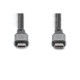 Digitus DIGITUS USB 4 connection cable, TypeC to TypeC, AL-Housing PP Braid 4K@60Hz, PD3.0, 20Gbits/s, 3m, bl. (DB-300443-030-S)