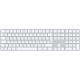 Клавиатура Apple Magic Keyboard with Touch ID Bluetooth/USB UA White (MXK73UA/A)