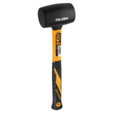 Tolsen Киянка гумова Tolsen 675г 35мм руків'я скловолокно (25037)