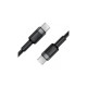 Дата кабель USB-C to USB-C 1.2m 60W black Acefast (6974316285137)