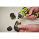 Ryobi Cordless screwdriver RSD4-120T, 4V USB Lithium, battery 1x2Ah, 5Nm, 200rpm, storage case, 10 attachments, 0.37kg (5133006210)