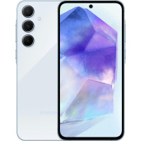 Samsung Смартфон Galaxy A55 5G (A556) 6.6" 8/128ГБ, 2SIM, 5000мА•ч, голубой ледяной (SM-A556BLBAEUC)