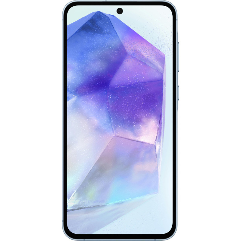 Samsung Смартфон Galaxy A55 5G (A556) 6.6" 8/128ГБ, 2SIM, 5000мА•год, блакитний крижаний (SM-A556BLBAEUC)