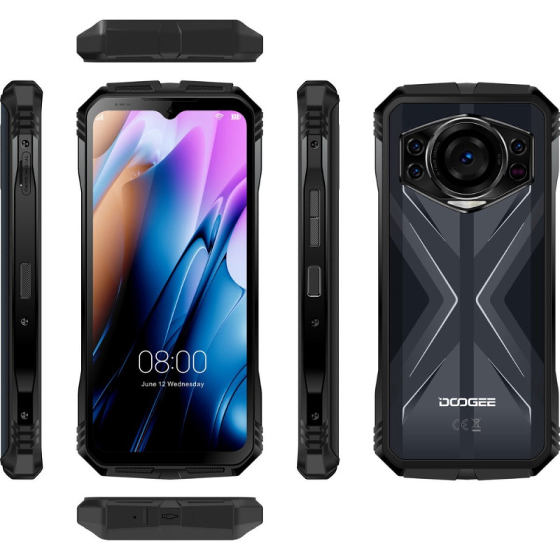 Doogee Смартфон S118 6.58' 8/512ГБ, 2SIM, 10800мА•ч, серебристый (6923740207031)