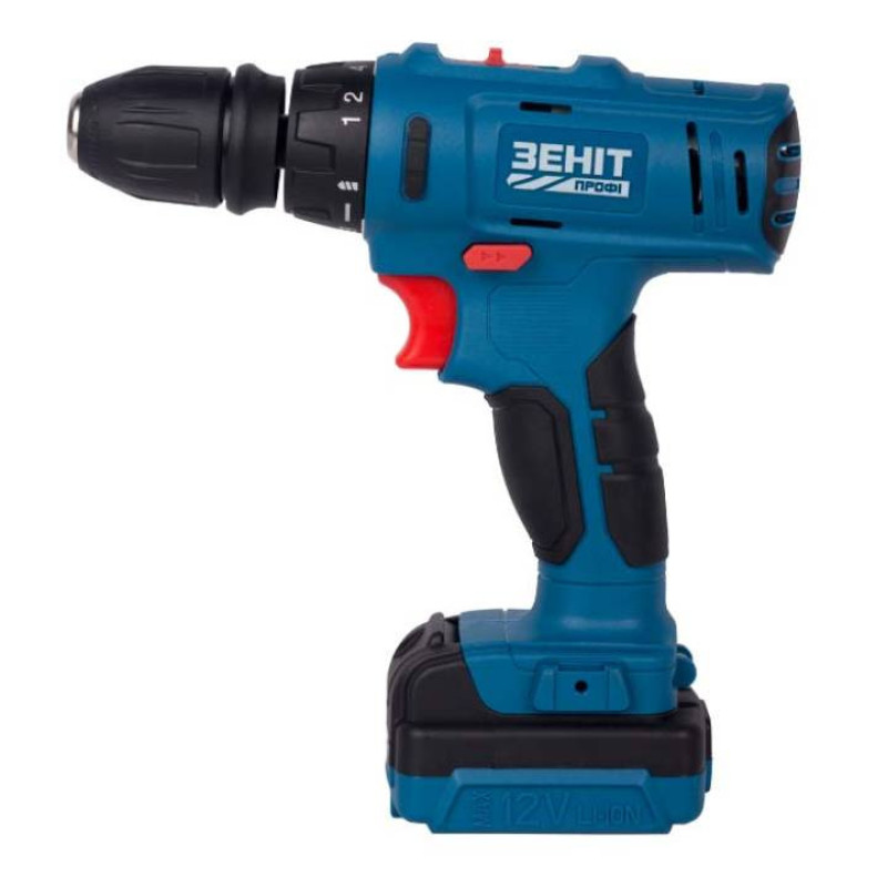 ZENIT Cordless screwdriver Profi ZPSHA-12/15 DFR/B 12V 2x1.5A-h 25Nm 350-1500rpm 1 kg (853794)