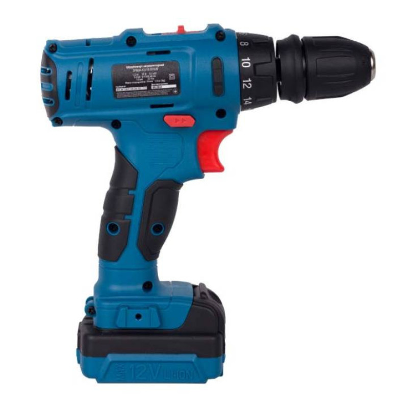 ZENIT Cordless screwdriver Profi ZPSHA-12/15 DFR/B 12V 2x1.5A-h 25Nm 350-1500rpm 1 kg (853794)