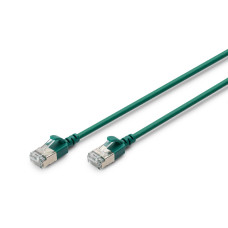 Digitus Патч-корд DIGITUS CAT 6a F-FTP Slim, 0,3 м, AWG 32/7, Cu, LSZH, зелений (DK-1632-A-003S-G)