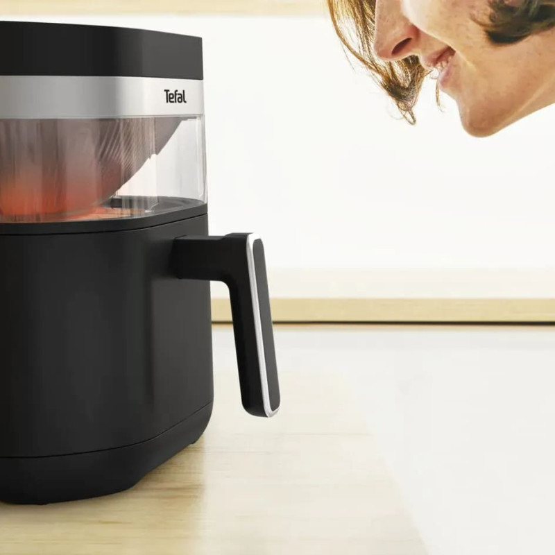 Tefal Tefal air fryer Easy Fry Infrared, 1850W, bowl-7l, sensor control, plastic, black (EY8328E0)