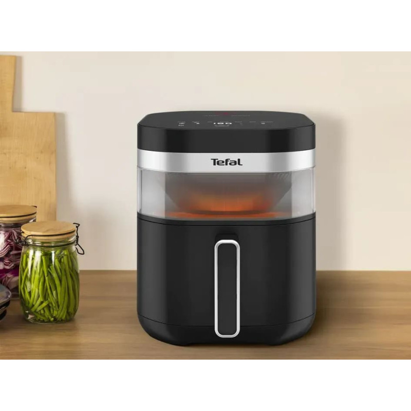 Tefal Tefal air fryer Easy Fry Infrared, 1850W, bowl-7l, sensor control, plastic, black (EY8328E0)