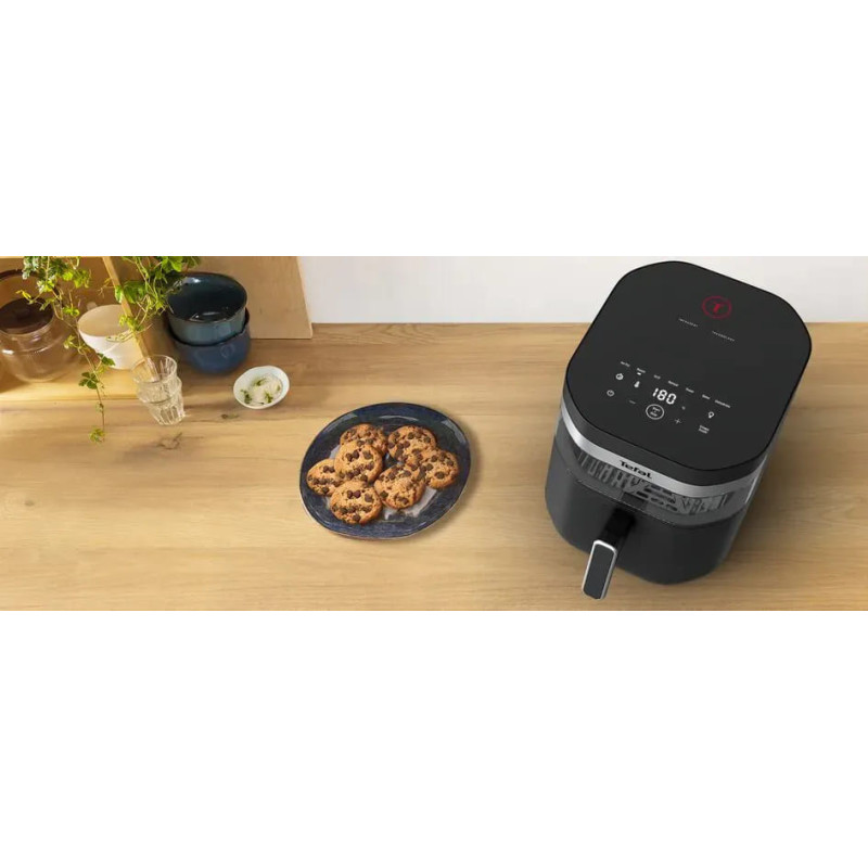 Tefal Tefal air fryer Easy Fry Infrared, 1850W, bowl-7l, sensor control, plastic, black (EY8328E0)