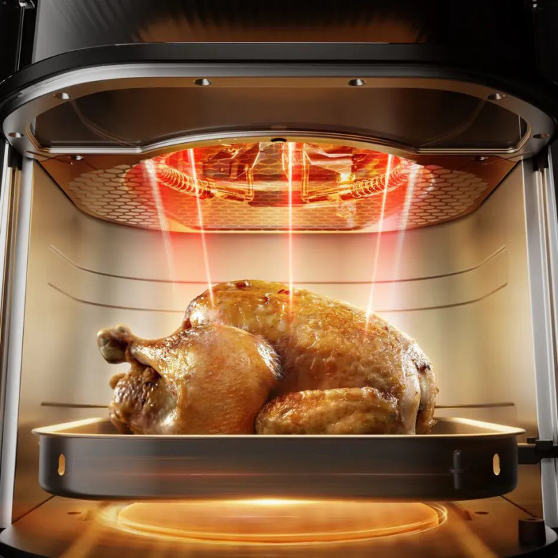 Tefal Tefal air fryer Easy Fry Infrared, 1850W, bowl-7l, sensor control, plastic, black (EY8328E0)