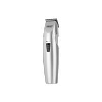 Moser Trimmer WAHL for beard and mustache, 3хАА, rotary  motor, nozzles-4, steel, nose trimmer, stand, grey (05606-308)
