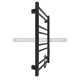 ARDESTO towel dryer electric Square-TR K, 770x430х80mm, timer-regulator, steel, black matte (6.1.0701.06.BM)