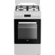 Beko Cooker combined, 60L, 50x60cm, display, convection, cast-iron, white (FSM52330DWDS)