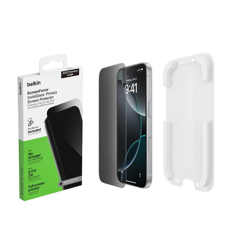 Belkin Захисне скло Belkin для iPhone 17 Pro Max, Privacy Screen Protector (1 Pack) (OVA214HQ)