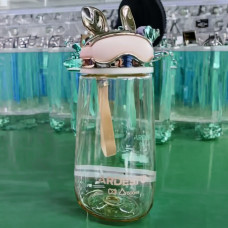 ARDESTO Пляшка для води ARDESTO Bunny 600мл, пластик, жовтий (AR2260BY)