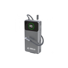 Батарея универсальная Dudao K31Pro 20000mAh 45W PD, QC, with built-in USB-C/Lightning cables (6977196682010)
