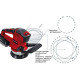 Einhell Шліфмашина ексцентрикова TE-RS 40 E400Вт 125 мм 12000-24000кол·хв 1.87кг (4462000)