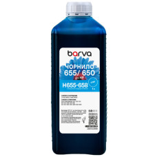 Чернила Barva HP 655/650 1 л, Cyan (H655-658)