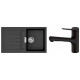 Hansgrohe Kitchen set, granite sink S520-F345 + tap Zesis M33, black graphite-black matt (43356670)